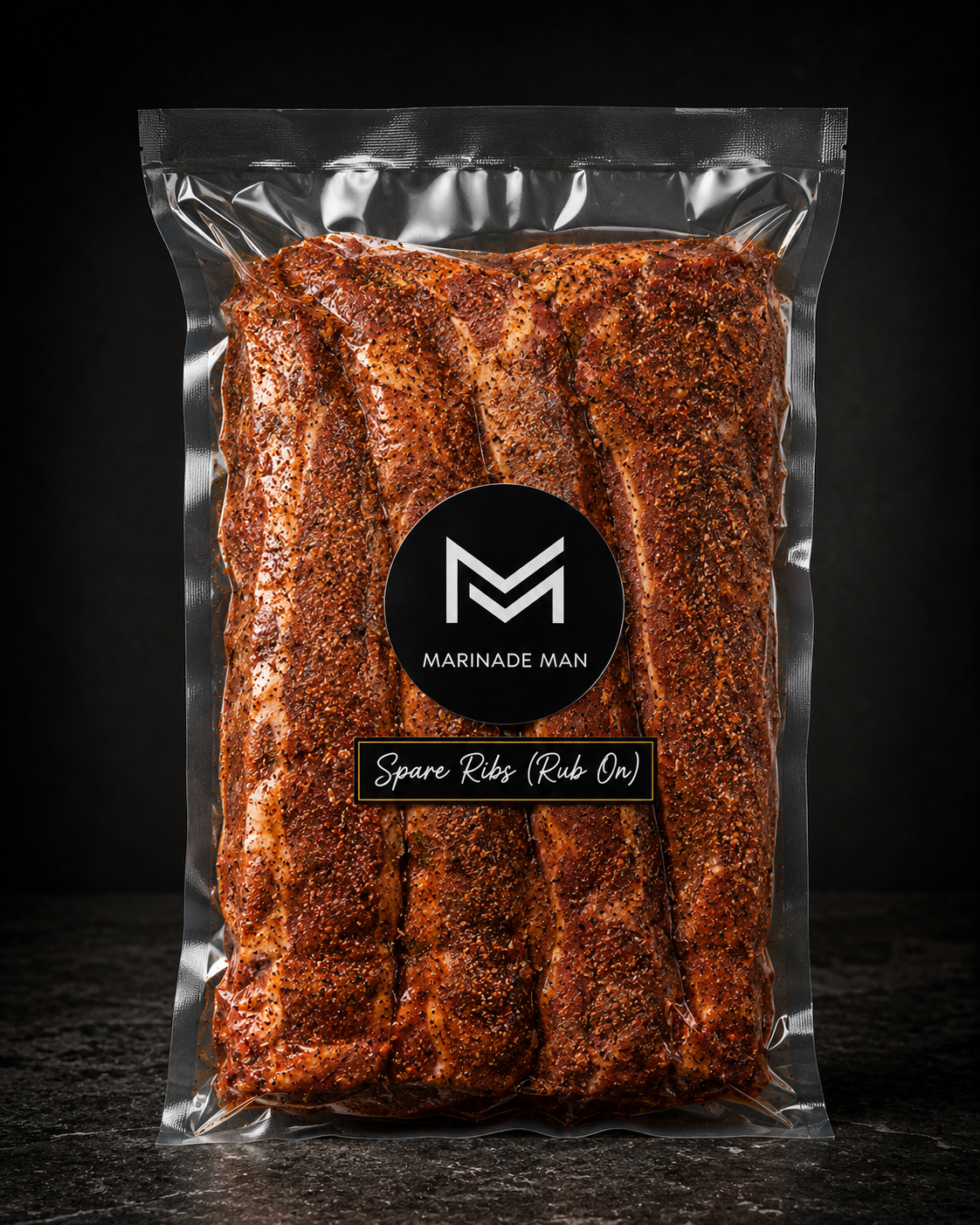 Pre-Marinated Meats - Spare Ribs Spare Ribs (Rub On) - Image 1